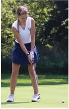 Southwest’s Ella Cure attempts a putt.
