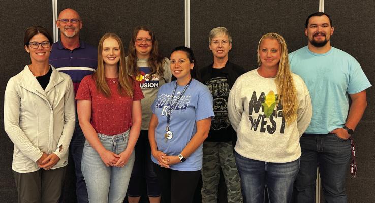 Joni Bowman, Carrissa Hill, Sasha Burton, Stephanie Hansen, Shannon Lovin, Alyssa Garrett, Connie Lovin, Payton Schake