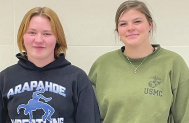 american legion auxiliary selects leigha odell to attend the Cornhusker girls state and hilary downey as alternate