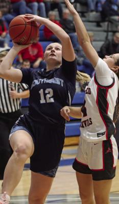 Southwest’s Payton Truksa scores in transition.