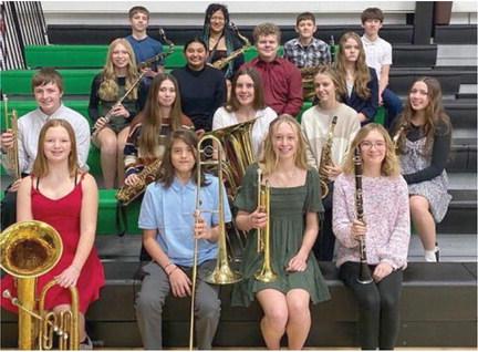 Elwood junior &amp; senior high band students participated in the FKC south quint band clinic and concert recently. Their guest clinician was Janet Palmer.