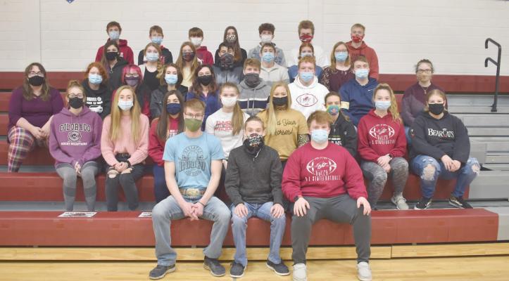 Elwood High School Students on the First Semester Merit Honor Roll and Honor Roll