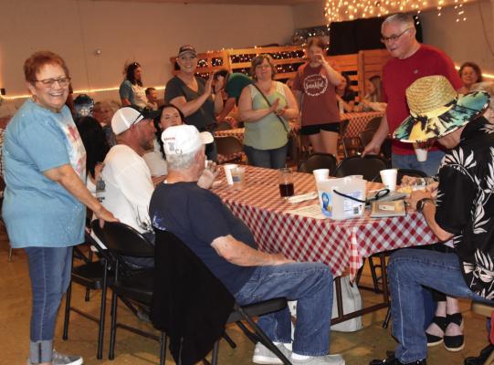 A benefit for Lisa Bahe of Arapahoe who is battling cancer was held on Saturday with a poker run followed by a dinner and silent auction held at the Arapahoe Country Club.