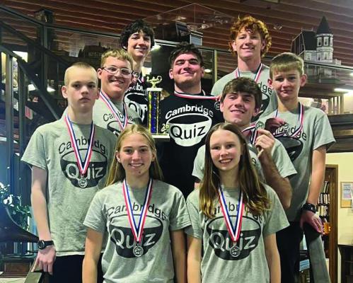 Cambridge Quiz Bowl qualifies for State