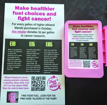 Anew has joined a program with the Nebraska Ethanol Board to donate 3 cents per gallon of fuel (e10 or greater) back to cancer research.