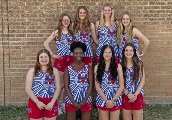 Girls Track Front Row (Left to Right): Brianna Zysset, Jordiya Phillips, Delaney Evans, Kamree Elsten Back Row (Left to Right): Zoe Trimble, Oakley Stout, Remington Stout, Kenley Cole Not Pictured: Ashtyn Contrerez, Brookelyn Kotschwar, Cora Hansen, Natalie Mortensen