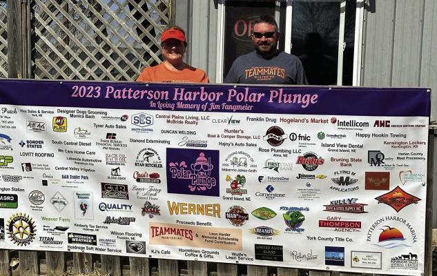 Weiss, Dutt represent Cambridge in Patterson Harbor Marina Polar Plunge