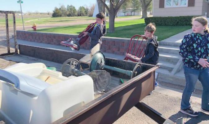 Scouts clean up