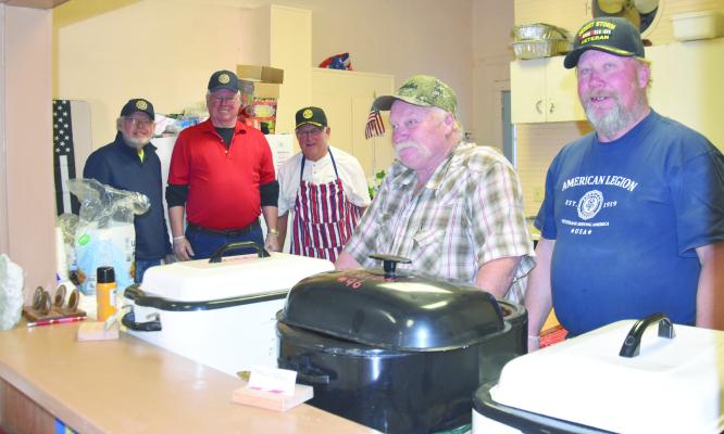 These members of the Arapahoe American Legion Post 96 were ready to serve soup and sandwiches to all those coming to help support Veterans medical and family needs on Monday evening. Winners of the raffles were drawn and contacted on Tuesday morning.