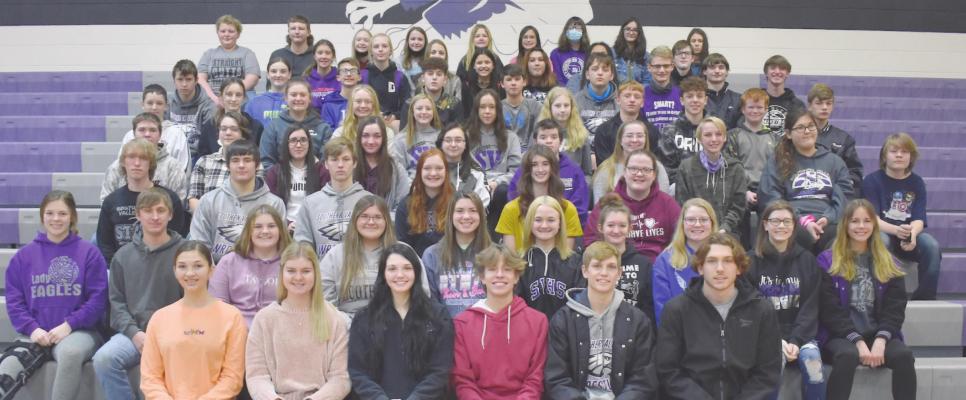 Southern Valley Jr/Sr High Students on the 2nd Qtr & 1st Semester Distinctive HR and HR