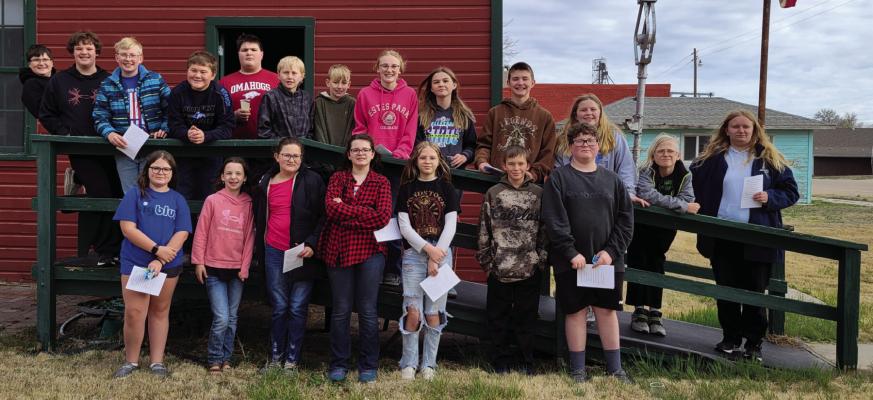 The Southwest 6th grade took a field trip to the Danbury Depot Museum Friday morning to learn about local area history.