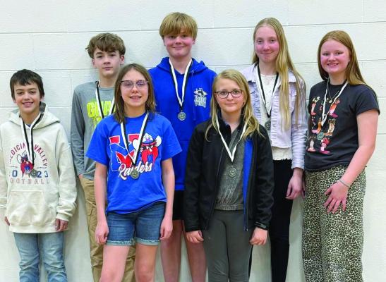 Congratulations to the Medicine Valley Elementary Quiz Bowl Team for their 2nd place finish at the Eustis-Farnam meet last week, achieving a record of 4-1.