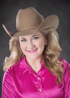 Danielle Forster competing for Miss Rodeo Nebraska 2022 title