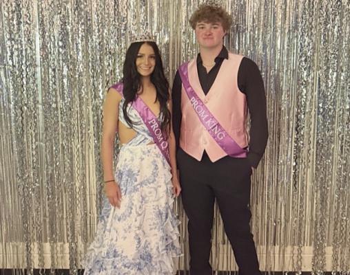 Southern Valley Prom 2025 Queen Brecklyn Hammond and King Paden Schriner!