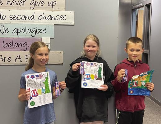 American Legion coloring contest winners
