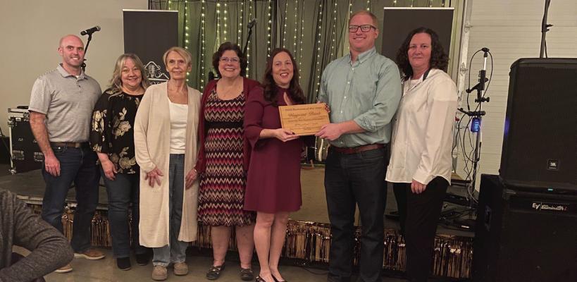 Waypoint Bank was awarded the Business of the Year at the recent Chamber of Commerce banquet