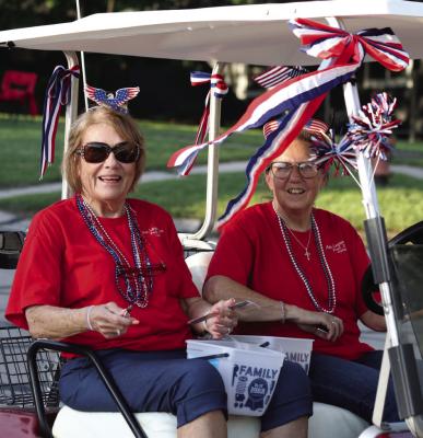 The the annual Turkey Days celebration, parade participants paid homage to America’s 250th.