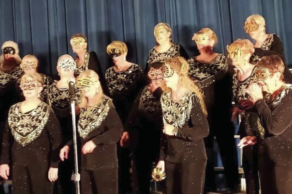 The Nebraska Pride Chorus Sweet Adelines performed several “Musical” numbers at their Fall concert at Arapahoe on October 19 and in North Platte on October 20. Kim Baxter was the guest singer for both performances.
