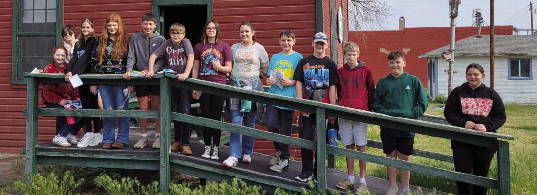 The Southwest 6th graders visited the Danbury Depot Museum for their field trip on April 30th.