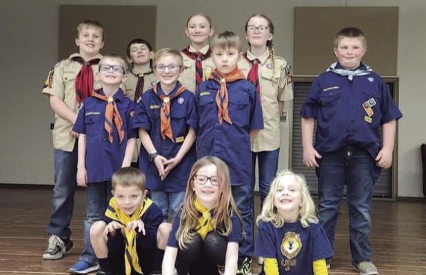 Cub Scout Pack #236 held their annual Blue and Gold Banquet