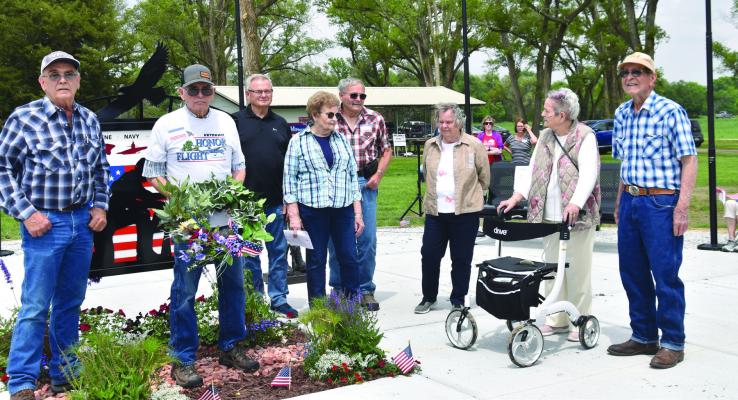 Beaver City residents gathered at mount Hope Cemetery for a memorial Day ceremony.