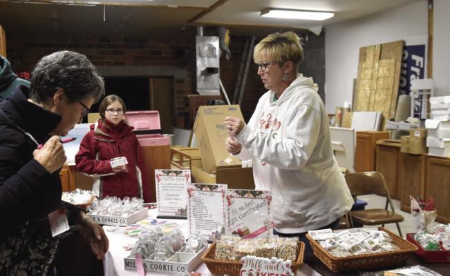 Cakin’ Care of Business set up shop at State Farm due to windy conditions. There was also a cookie decorating contest.
