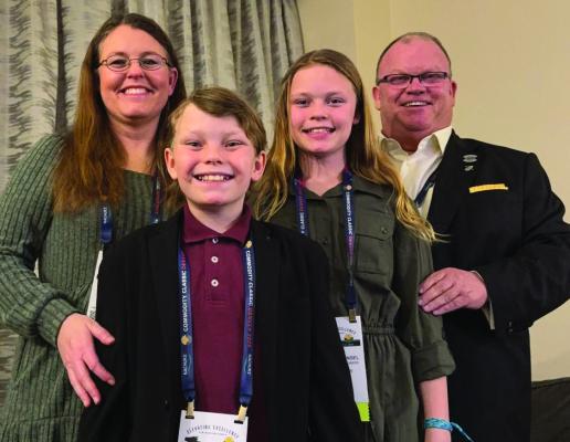 Jodi, Gavin, Reese, and Jan tenBensel