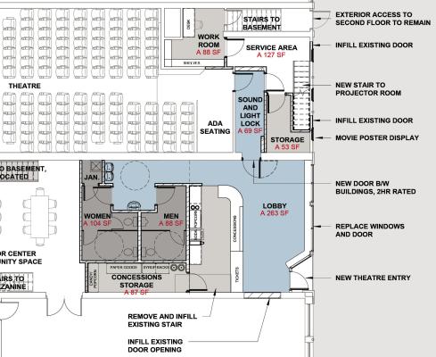 Wilkins Architecture outlines Arapahoe’s Crystal Theater renovation options