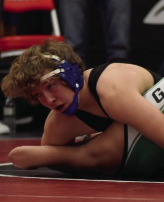 Arapahoe’s Wyatt Soncksen earnd a pin over Wisner-Pilger’s Evan Lauck.