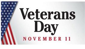 Veterans Day programs scheduled for Tuesday