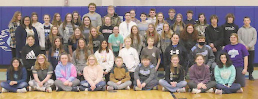 Soutwest Jr/Sr High Students on the Semester Distinctive Honor Roll and HR