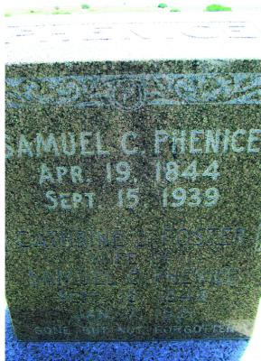 Samuel Phenice-- Civil War Veteran