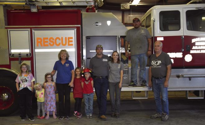 Head Start students visit Holbrook Fire Department