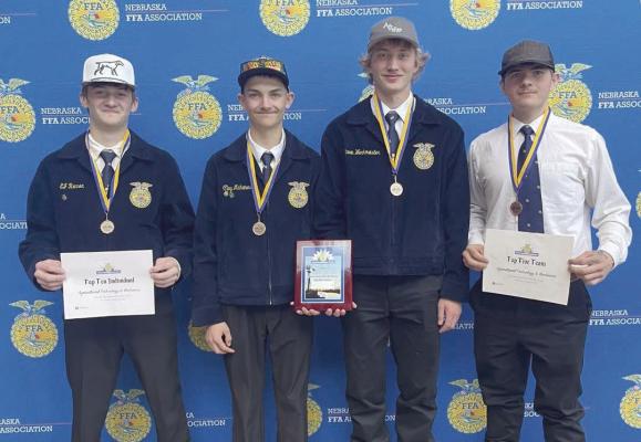 Third at State FFA