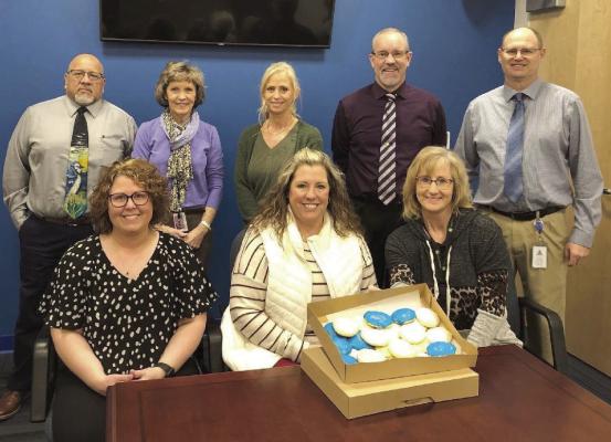 Rotary express gratitude with cookies