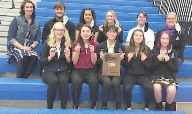 Winning first place at the RPAC Speech