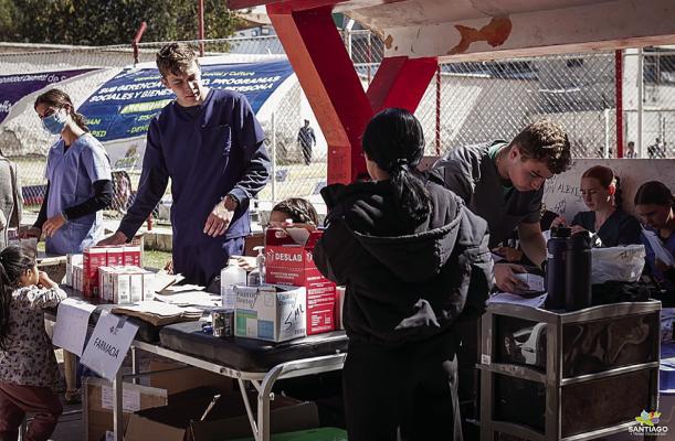 UNK and UNMC students helped provide medical services for more than 1,000 people in Peru during a recent outreach program organized through VAW Global Health Alliances. (Courtesy photo)