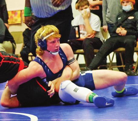 Southwest’s Garrett Latimer helped the Roughriders to three duel victories on opening night.