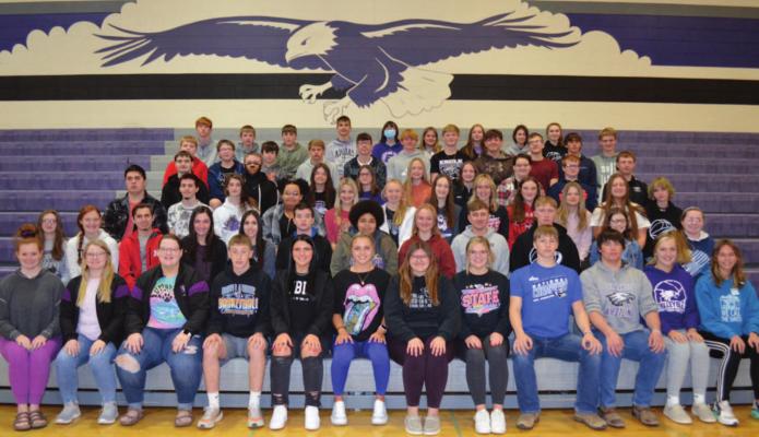 Southern Valley Jr./Sr. High School Students on the Third Quarter Merit Honor Roll and Honor Roll