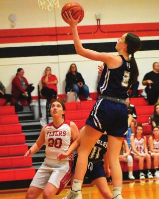 Southern Valley’s Ann Bose glides in for a layup against Franklin.