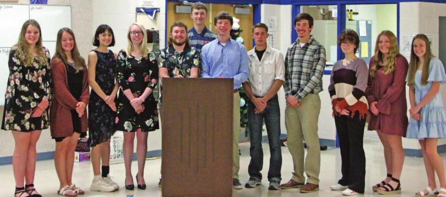 Arapahoe National Honor Society Induction ceremony