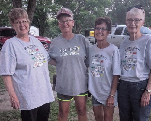 Wendland sisters (l-r) Ida Soncksen, KateMeyers, Lana Hilker and Vicky Warner.