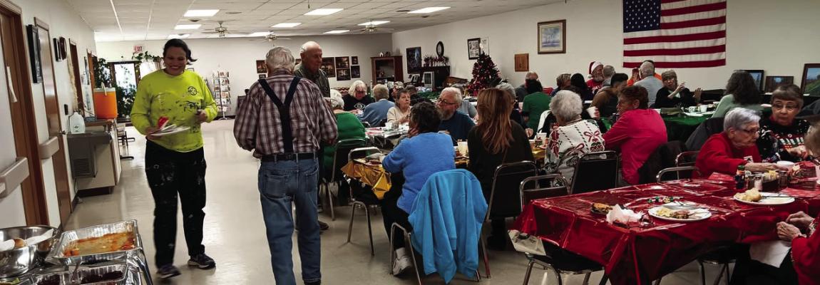 Beaver City Senior Center Christmas dinner