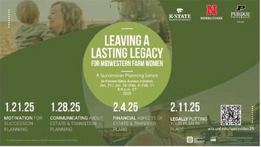 Nebraska Extension succession planning series for women in agriculture kicks off in January