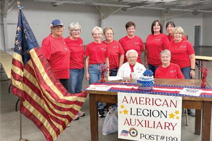 Cambridge Unit 199 American Legion Auxiliary held a pancake feed during Medicine Creek Days in Cambridge.