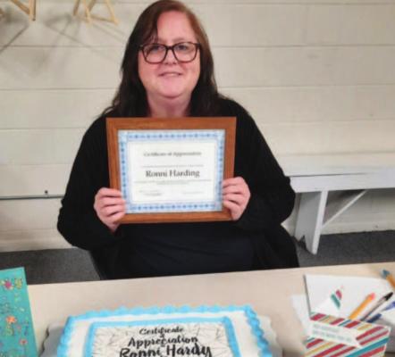 Ronni Harding Celebrates 10 years as Bartley Village Clerk