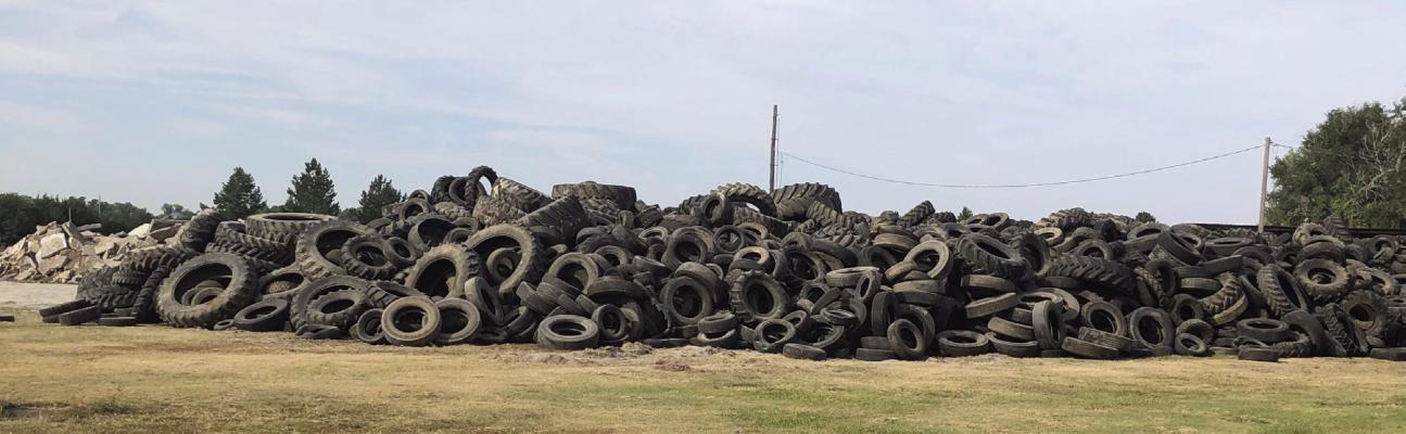 The Furnas County tire clean up day was held August 17-18 in Arapahoe. Only 150 tons were accepted and they reached their limit in no time. Tires were accepted from Frontier, Gosper and Red Willow counties as well. Funding was made available to Furnas County from the Scrap Tire Waste Reduction and Recycling Incentive Grant Fund through Nebraska Department of Environment and Energy.