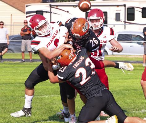 Cambridge locks down Franklin for first victory