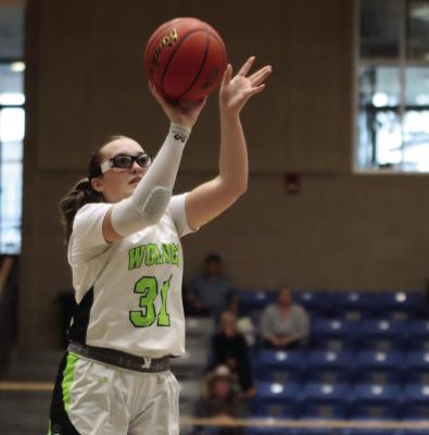 Maywood-Hayes Center’s Kelsi Cox knocked down eight threes and scored 30 points to lead MHC past Southwest Saturday.