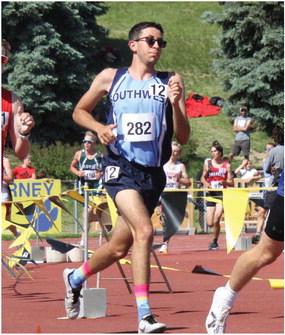 Southwest senior Austin Thompson placed seventh in the mile at state.